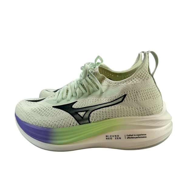 MIZUNO Women's MIZUNO NEO ZEN J1GD2588 21 Light Green Black Purple - Picture 3 of 7